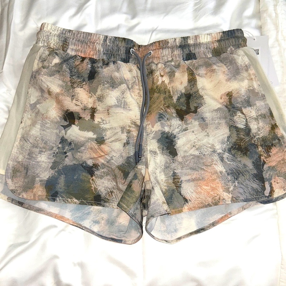 JOHNNY WAS CALME ELASTIC WAIST MULTI COLOR SHORTS